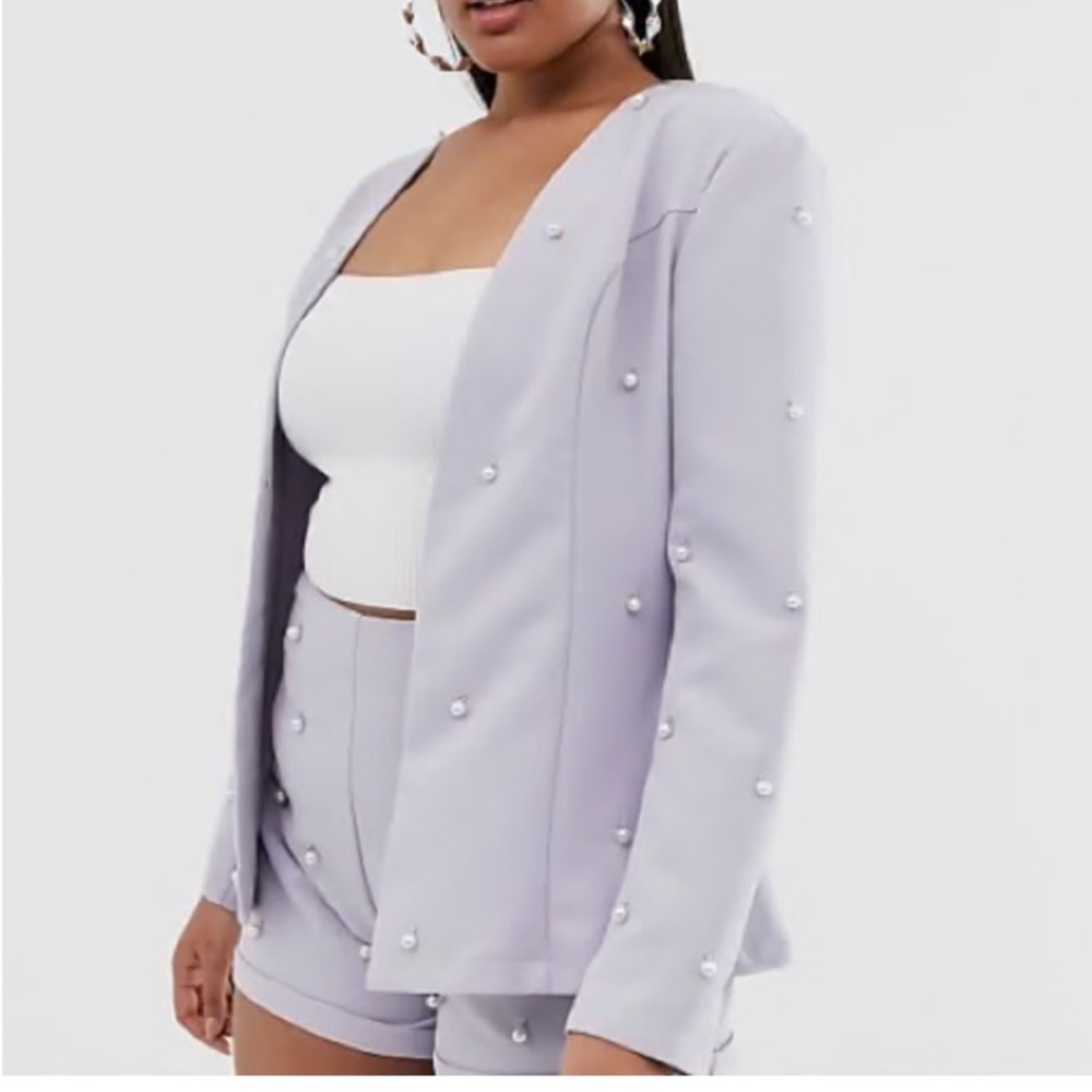 L'Atiste by Amy Pearl Embellished Blazer